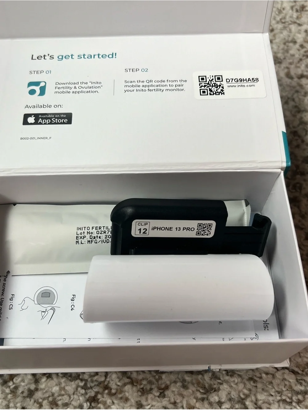 inito Fertility Monitor Holster & Clip iPhone 13 Pro
